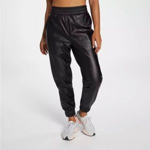 💎NWT🏷CALIA ATH-LEATHER JOGGERS IN BLACK SIZE MEDIUM
